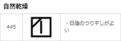 自然乾燥